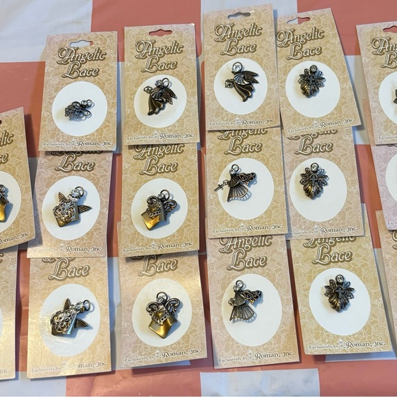 Angel pins or could be pendants. These are Angelic Lace and made in USA - Picture 1 of 9